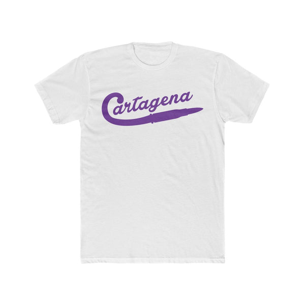 Cartagena Cursive Tee Purple